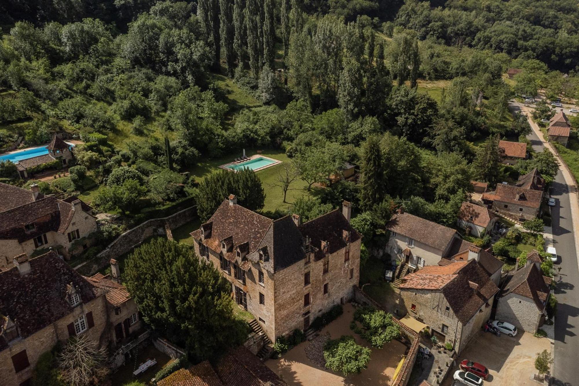 Manoir De Laroque Delprat Bed & Breakfast Autoire Dış mekan fotoğraf